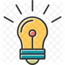 Bombilla Idea Solucion Icono