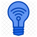 Bombilla Wifi Iot Internet Cosas Icono