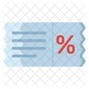 Bon De Vente Coupon De Vente Bon De Reduction Icône