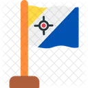 Bonaire Flag Country Icon