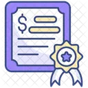 Bond certificate  Icon