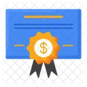 Bonds Certificate Badge Icon