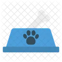 Bone Dog Food Bowl Icon