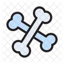 Bone Cross Dog Icon