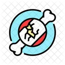 Bone Crack Fracture Icon