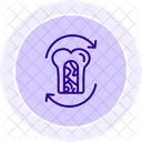 Bone Marrow Line Icon Icon