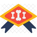 Bone On Competition Reward Badge Sticker  Icon