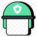 Bone De Policia Chapeu Capacete Icon