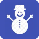 Boneco De Neve Celebracao Decoracao Icon