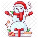 Boneco De Neve Boneca Natal Icon