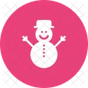 Boneco De Neve Celebracao Decoracao Icon