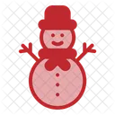 Boneco De Neve Natal Inverno Icon