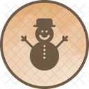 Boneco De Neve Celebracao Decoracao Icon