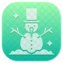 Boneco De Neve Natal Natal Icon