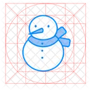 Homem Da Neve Neve Natal Icon