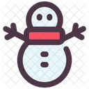 Boneco De Neve Inverno Natal Icon