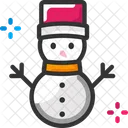 Boneco De Neve Natal Natal Icon