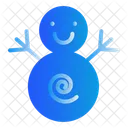 Boneco De Neve Inverno Congelado Icon