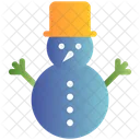 Boneco De Neve Inverno Natal Icon