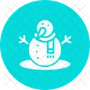 Boneco De Neve Neve Cenoura Icon