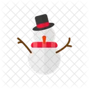 Boneco De Neve Natal Inverno Icon