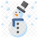 Boneco De Neve Natal Inverno Icon