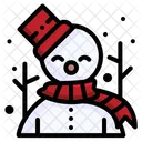 Boneco De Neve Natal Natal Icon