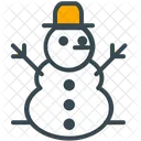 Boneco De Neve Neve Icon