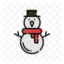 Boneco De Neve Decoracao Neve Icon