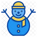 Boneco De Neve Neve Inverno Natal Frio Icon