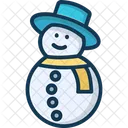 Boneco De Neve Boneco De Neve De Natal Pessoa Da Neve Icon