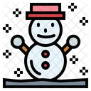 Boneco De Neve Inverno Clima Icon