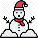 Boneco De Neve Natal Inverno Icon