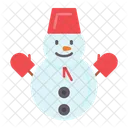 Boneco De Neve Natal Inverno Icon