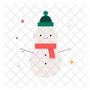 Boneco De Neve Natal Inverno Icon