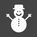 Boneco De Neve Celebracao Decoracao Icon