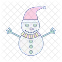 Boneco De Neve De Natal Boneco De Neve De Inverno Boneco De Neve Ícone