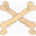 Bones Cross Skeleton Icon