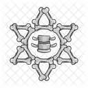 Bones pentagram  Icon