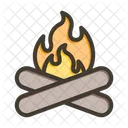 Fire Campfire Camping Icon