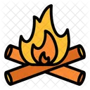 Bonfire Fire Burn Icon