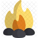 Bonfire Campfire Camping Icon