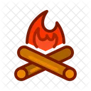 모닥불 캠프파이어 불 아이콘