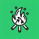 Bonfire Camping Hot Icon