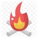Firewood Campfire Bonfire Icon