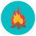 Fireplace Fireside Firelamp Icon