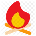 Bonfire Burn Wood Icon