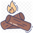Bonfire Camping Flame Icon