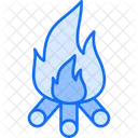Bonfire Campfire Firewood Icon