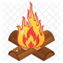 Fire Bonfire Campfire Icône
